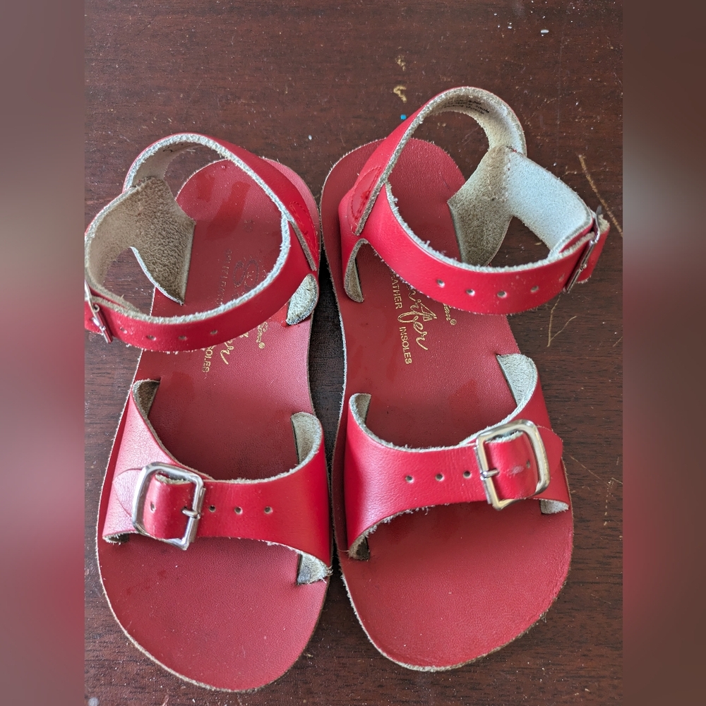 Leather toddler Sandals size 10